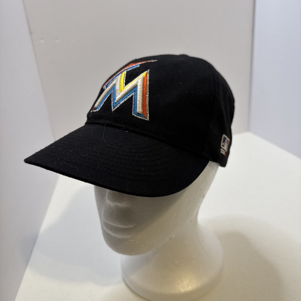 Florida Marlins Baseball Hat, Black, Youth Adjustable Cap, OC Sports,